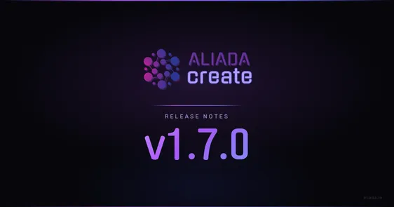 Aliada Create v1.7.0: Last Spring Release
